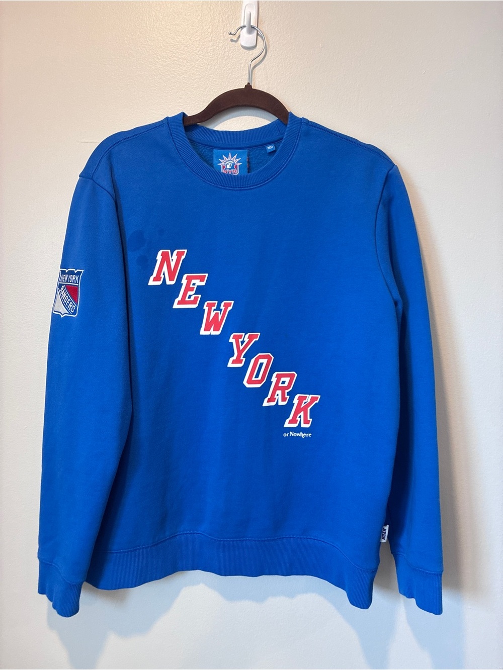 New York Rangers Blue Crewneck Sweater